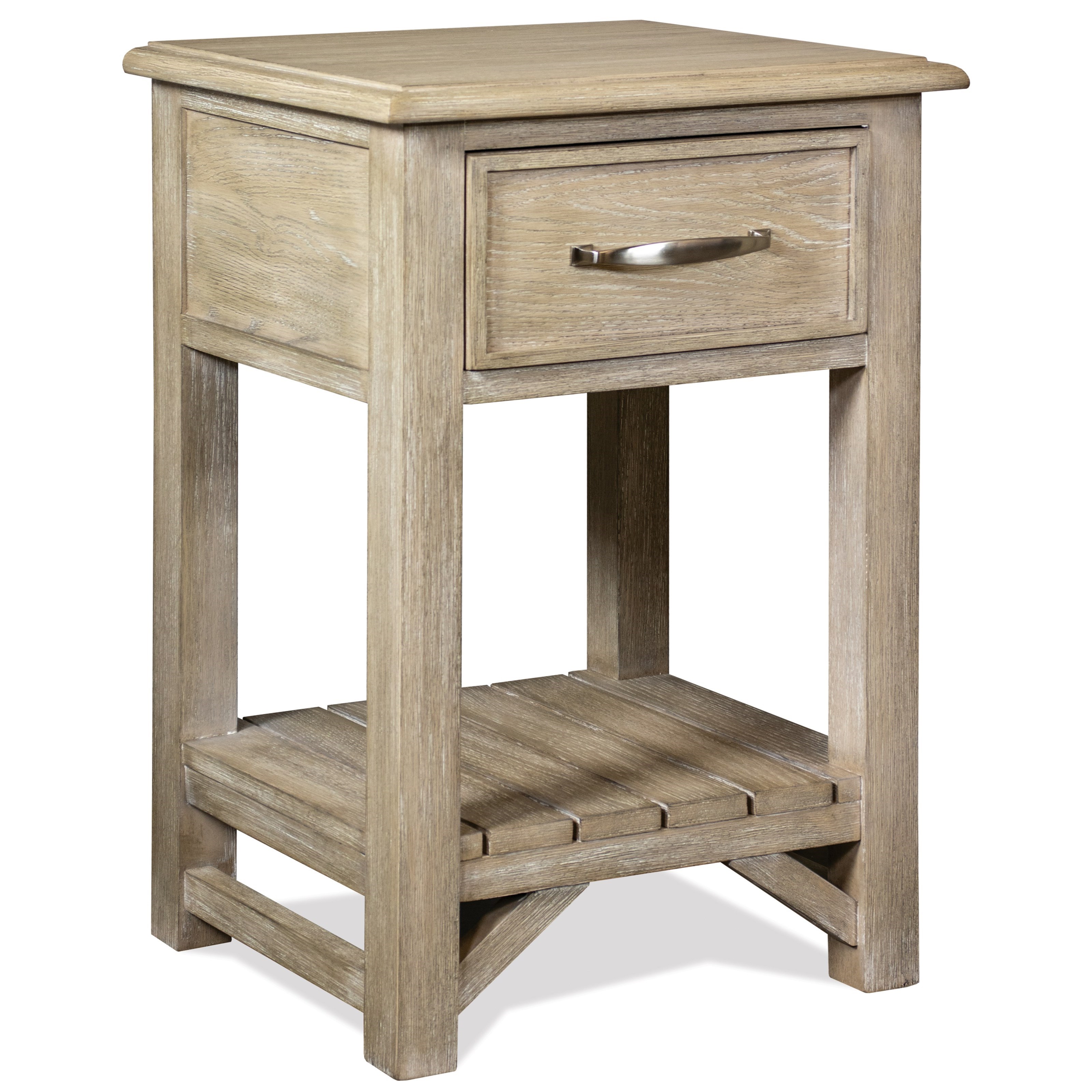 Riverside Furniture Talford Natural Contemporary Rustic 1Drawer